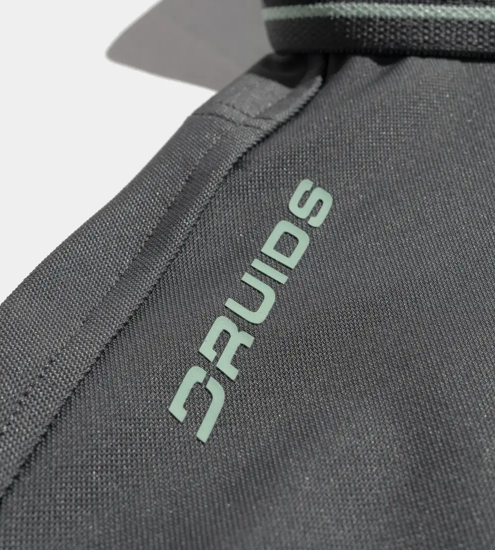 LEADER LONG SLEEVE POLO - CHARCOAL/MINT - Image 5