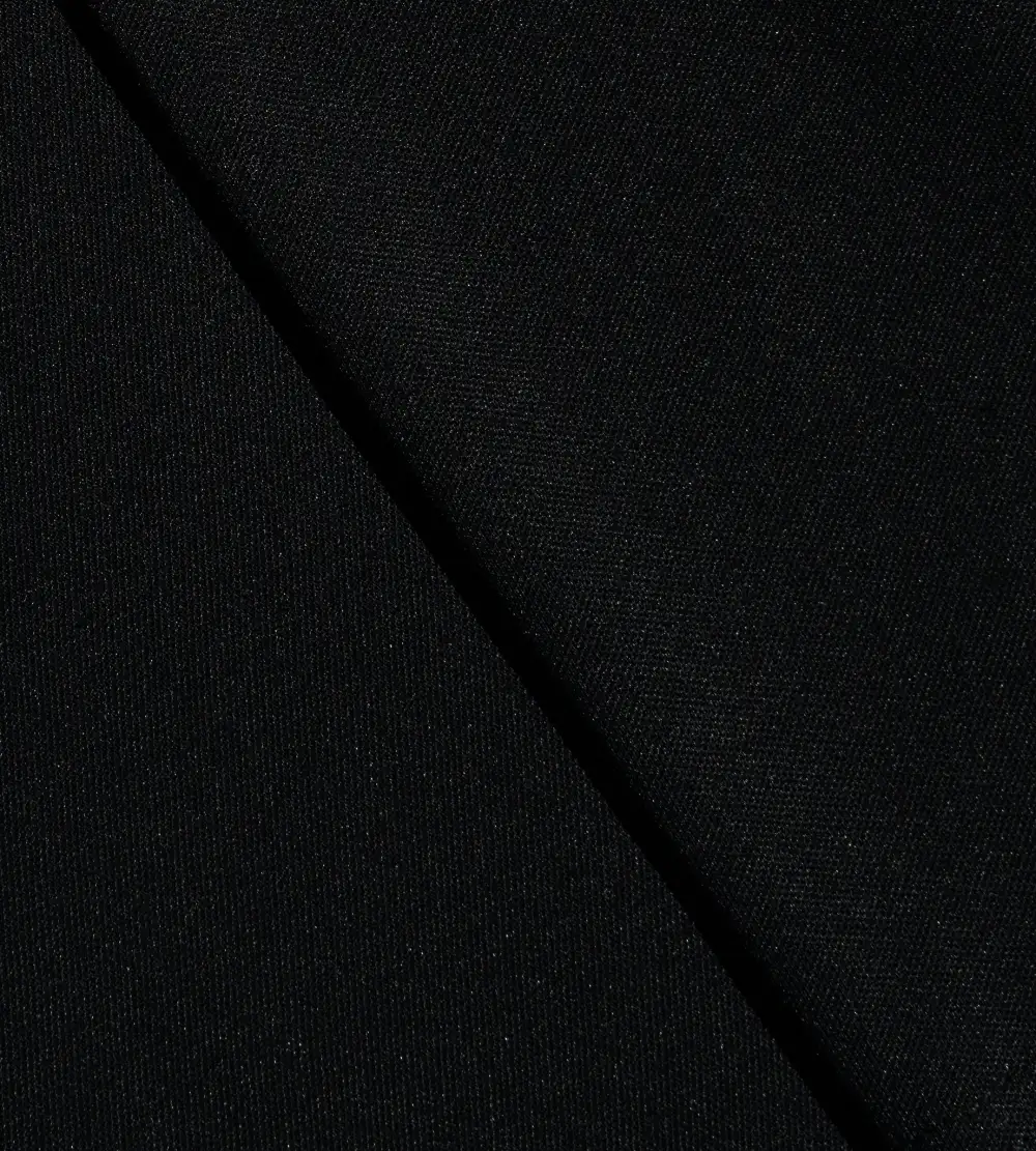 BLOCK PIQUE POLO - BLACK - Image 4