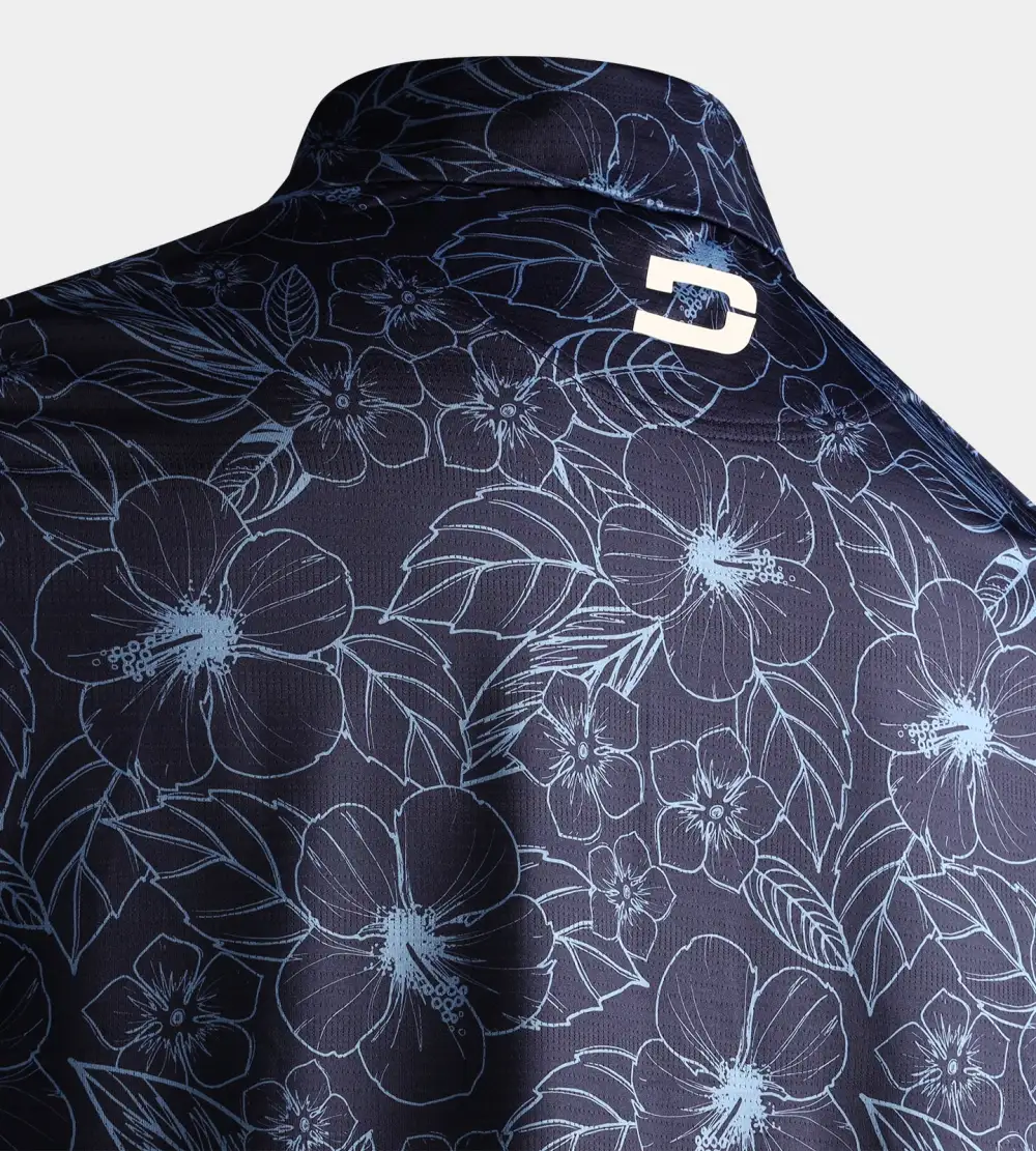 HIBISCUS POLO - NAVY - Image 4