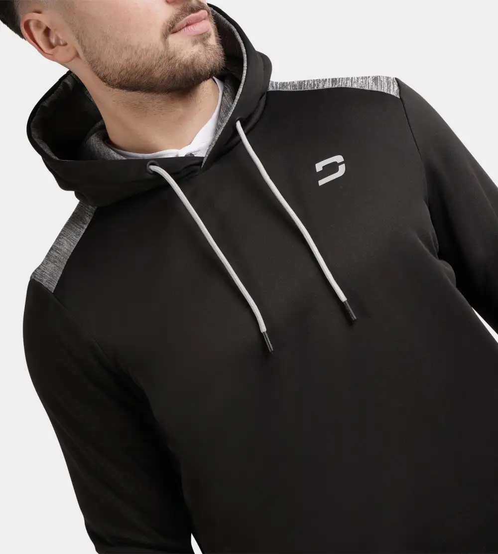 TEE-TIME HOODIE - BLACK - Image 5