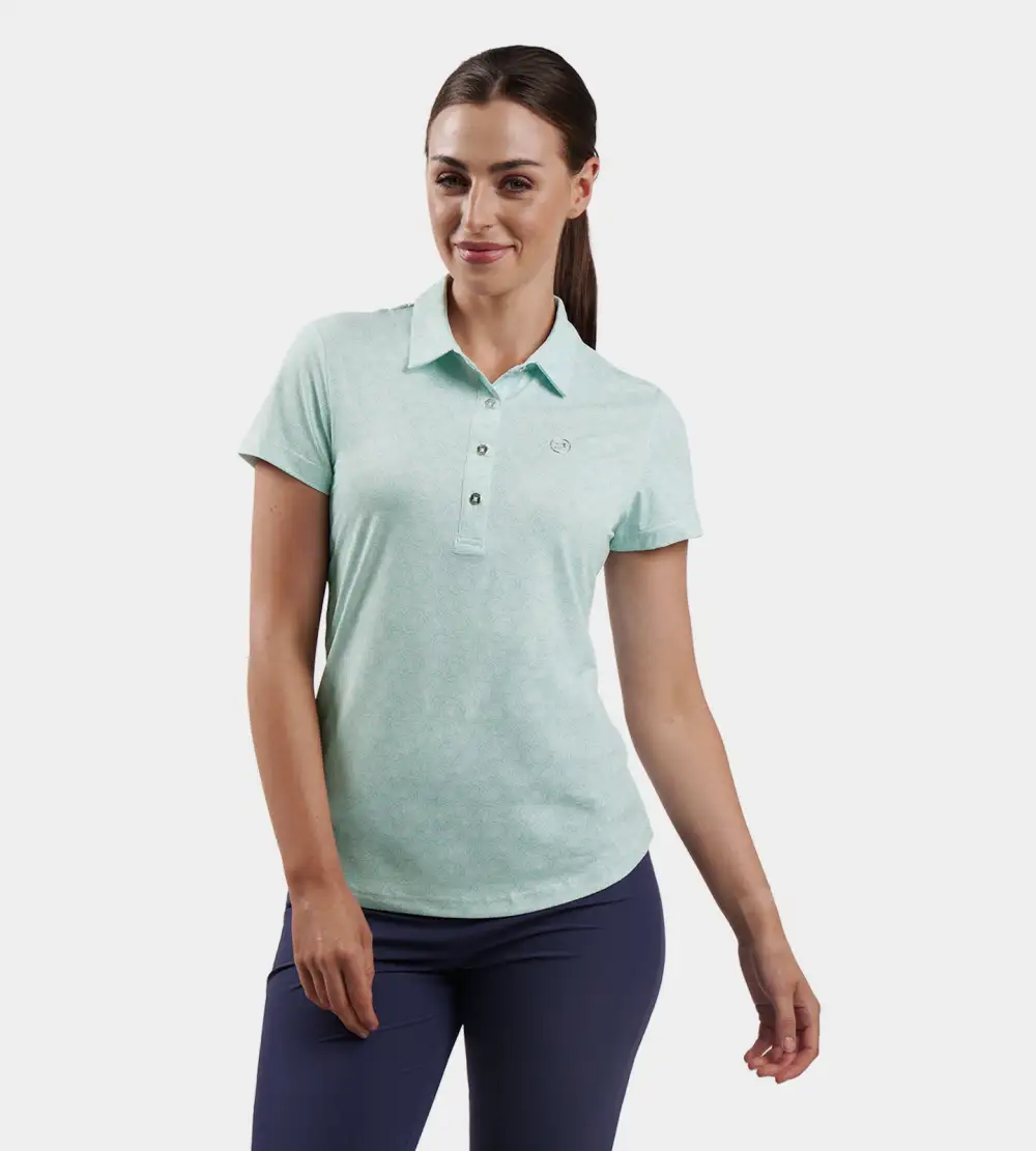 LADIES PETAL POLO - MINT