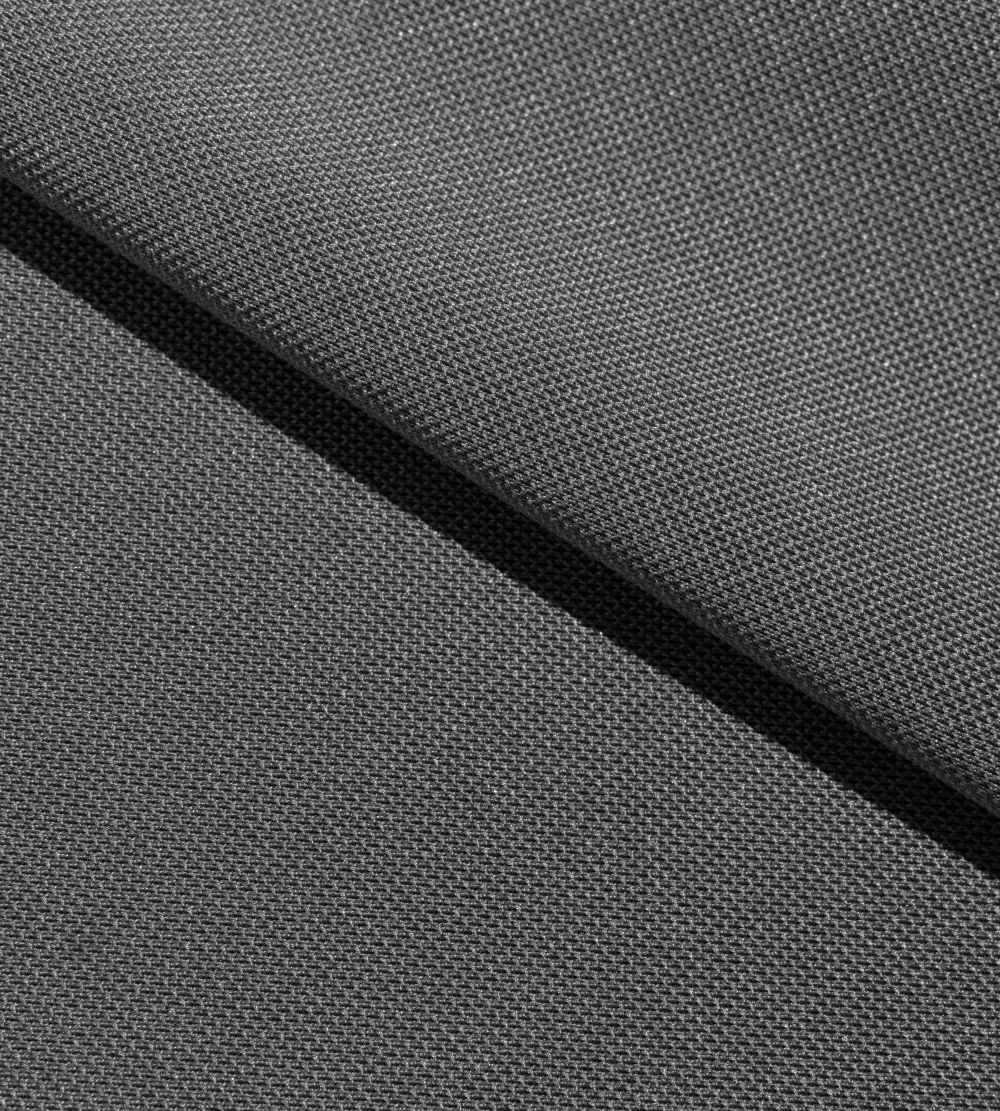 LEADER LONG SLEEVE POLO - CHARCOAL/MINT - Image 4