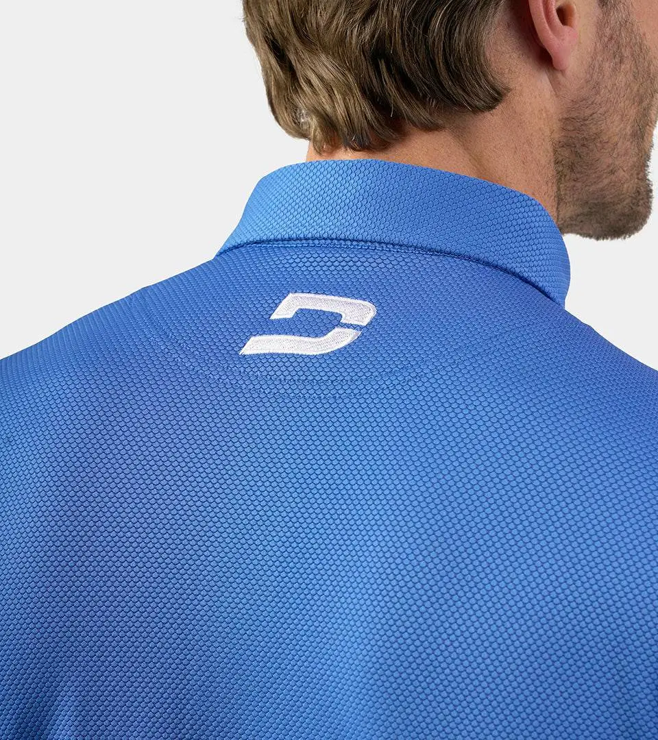 HONEYCOMB POLO - BLUE - Image 4