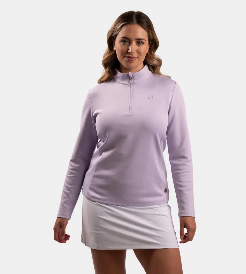 LADIES ULTRA BLEND MIDLAYER - LAVENDAR