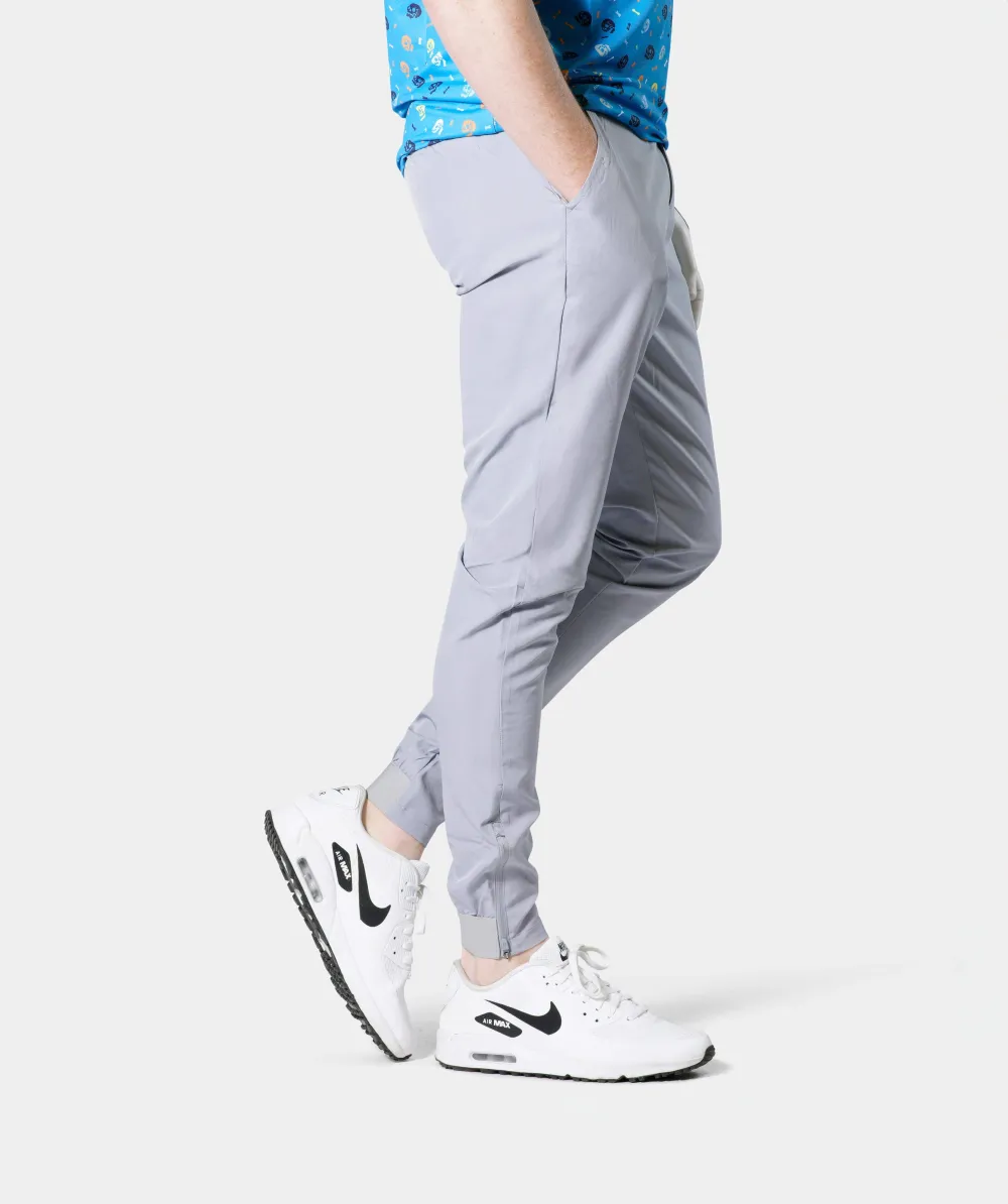 MEN'S GOLF JOGGERS - GREY - Image 3