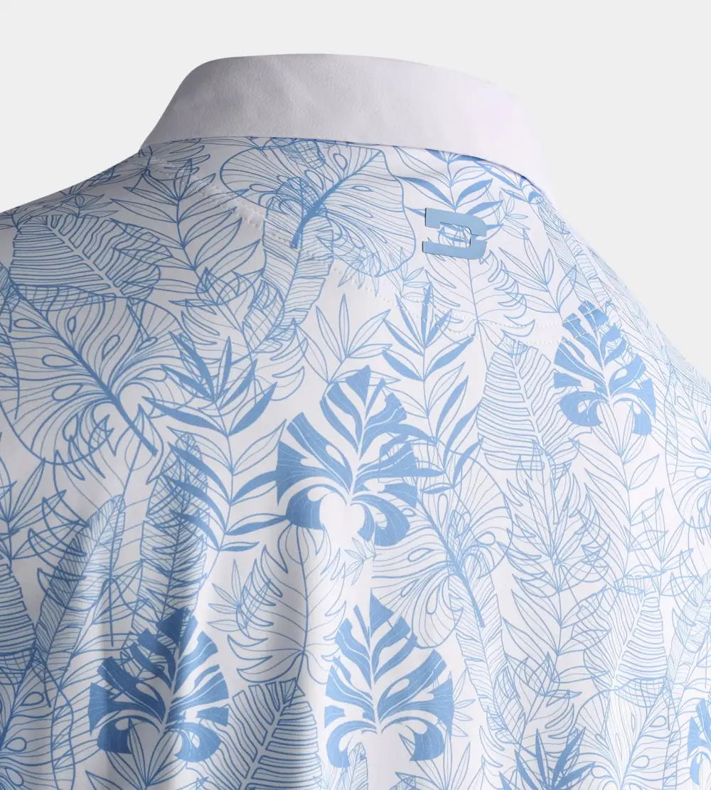 TROPICAL POLO - BLUE - Image 6