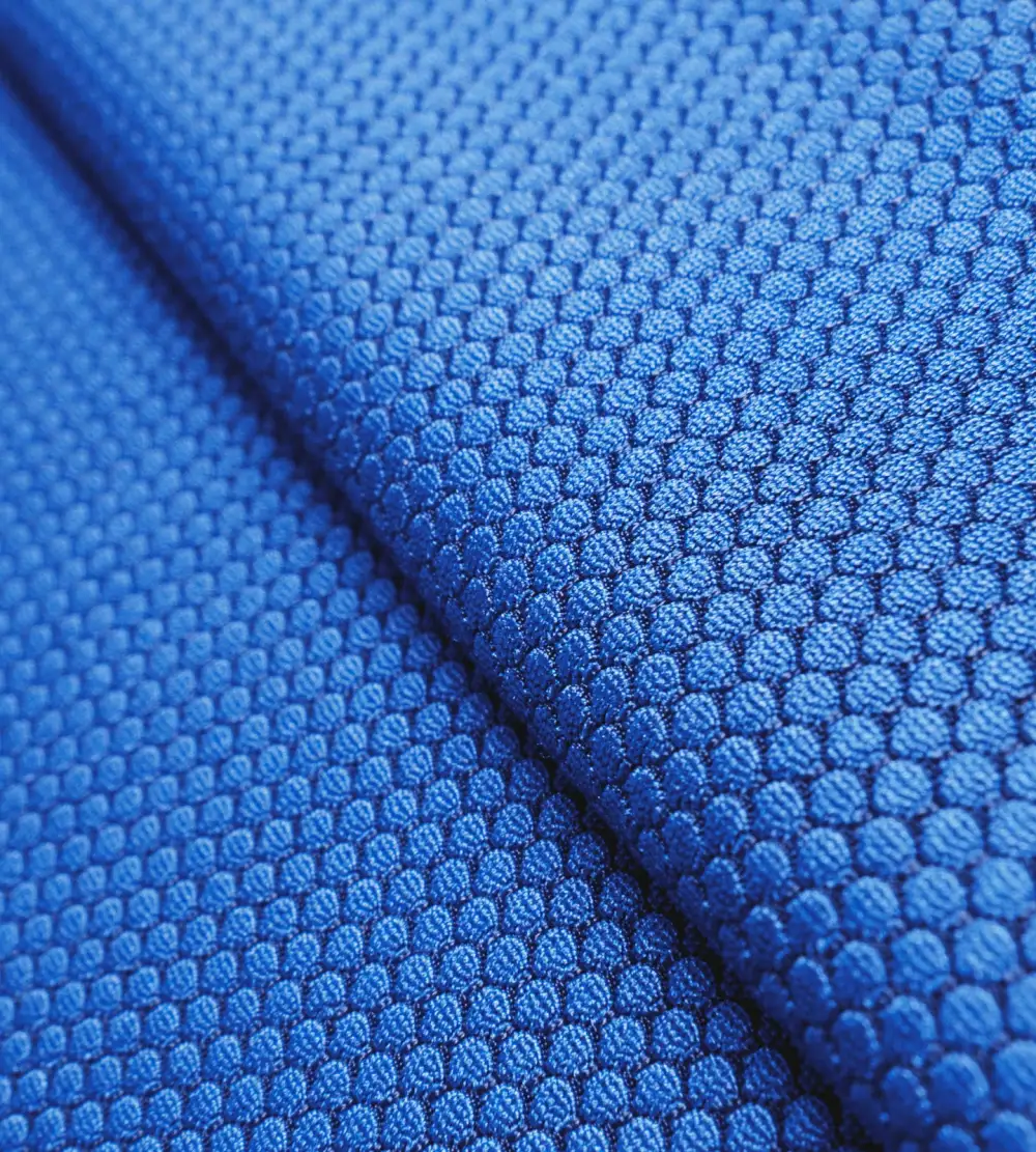HONEYCOMB POLO - BLUE - Image 9