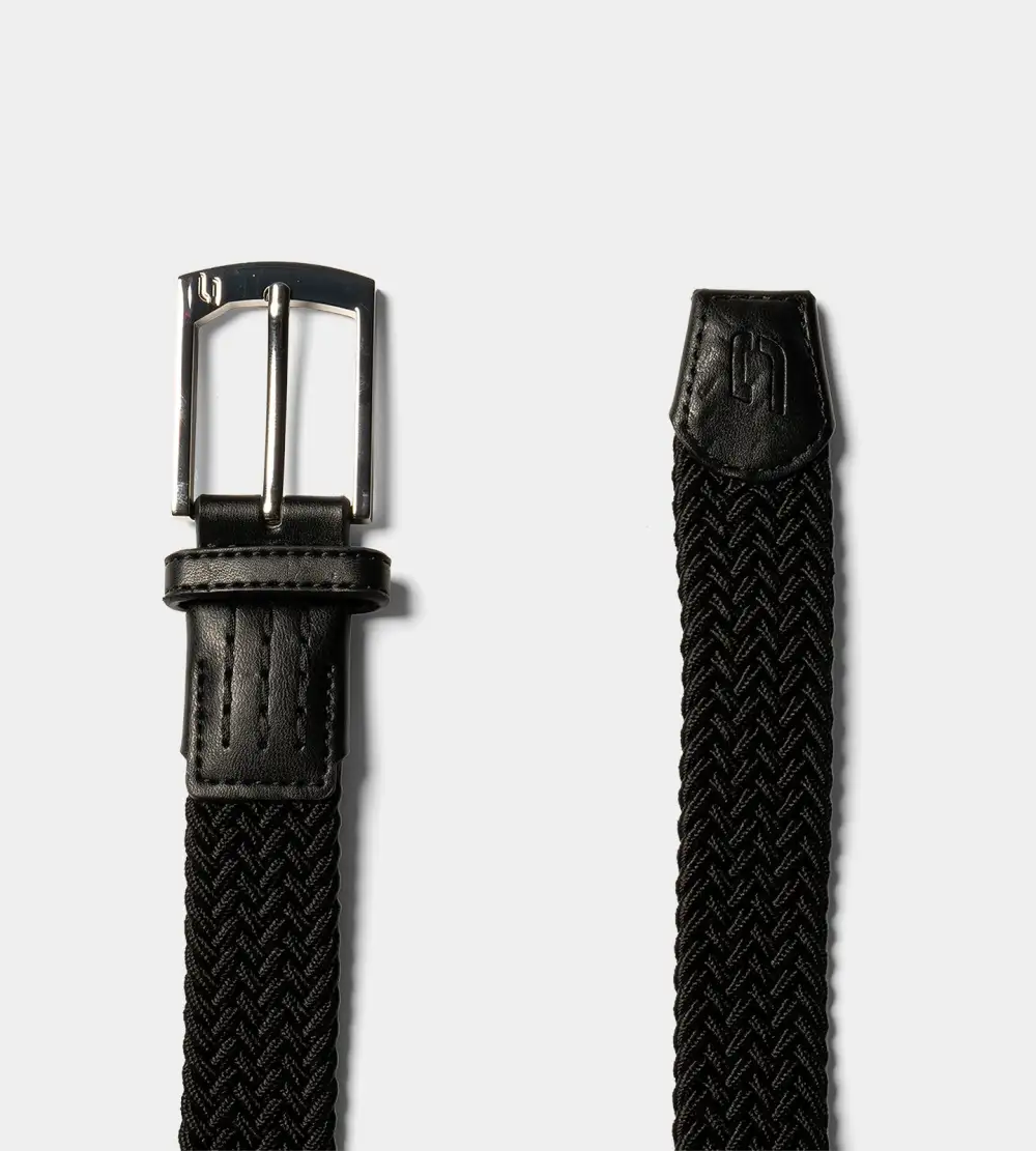 LADIES WEBBED BELT - BLACK - Image 2