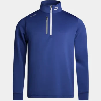 MEN'S ULTRA BLEND GOLF MIDLAYER 1/4 ZIP - BLUE