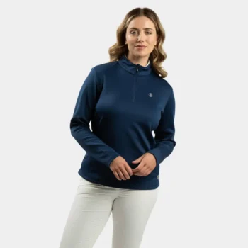 LADIES ULTRA BLEND MIDLAYER - NAVY