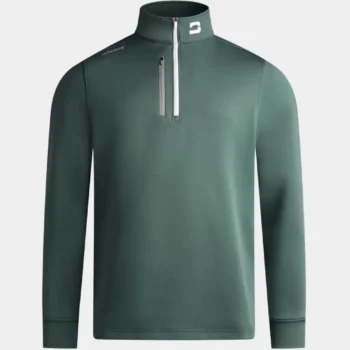 MEN'S ULTRA BLEND GOLF MIDLAYER 1/4 ZIP - SAGE