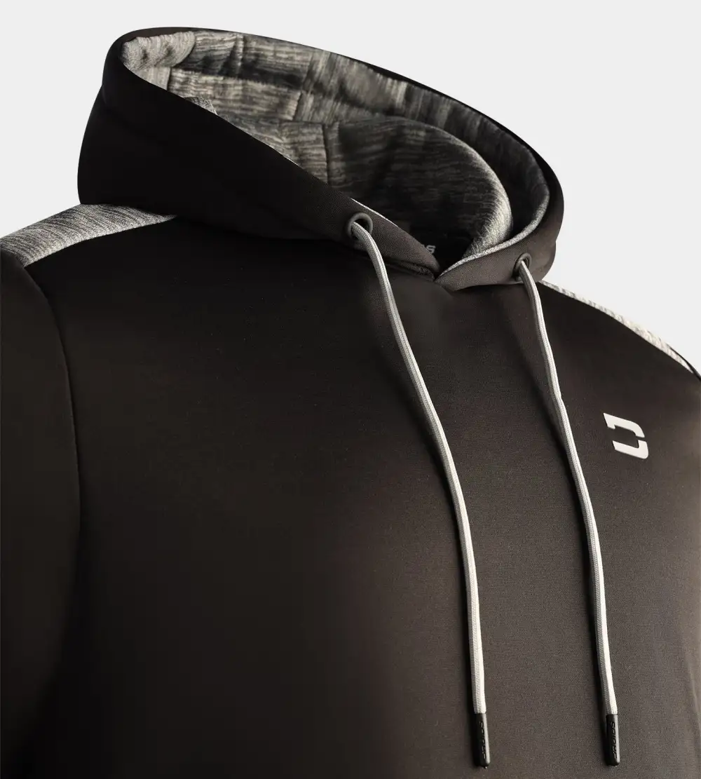 TEE-TIME HOODIE - BLACK - Image 6