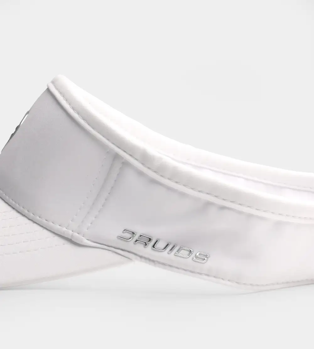 LADIES GOLF VISOR - WHITE - Image 3