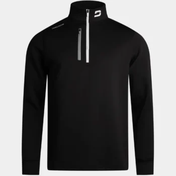 MEN'S ULTRA BLEND GOLF MIDLAYER 1/4 ZIP - BLACK