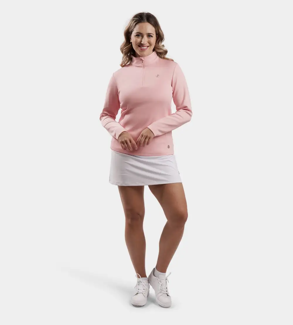 LADIES ULTRA BLEND MIDLAYER - BLUSH - Image 5