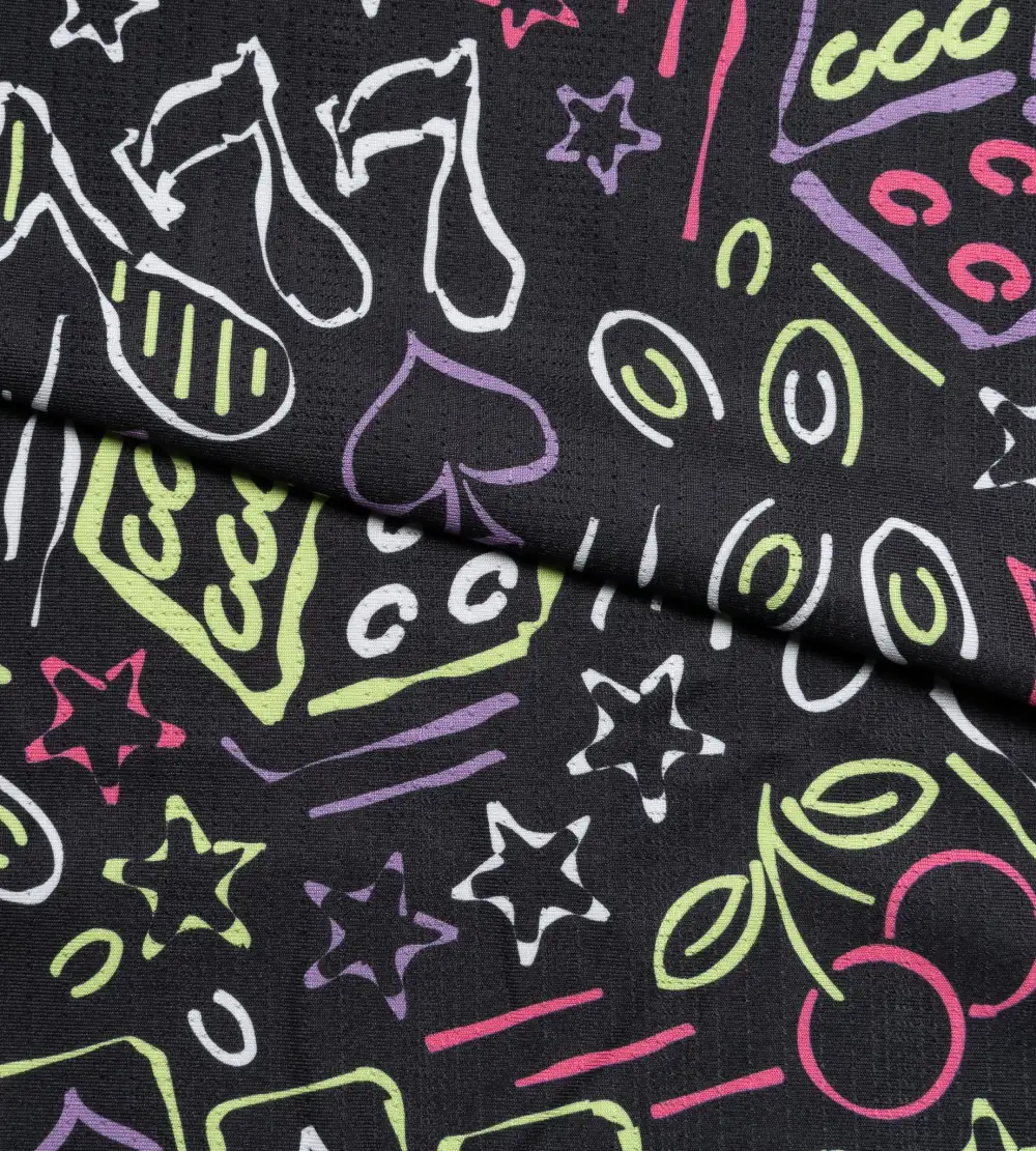 LUCKY 7 POLO - BLACK - Image 4