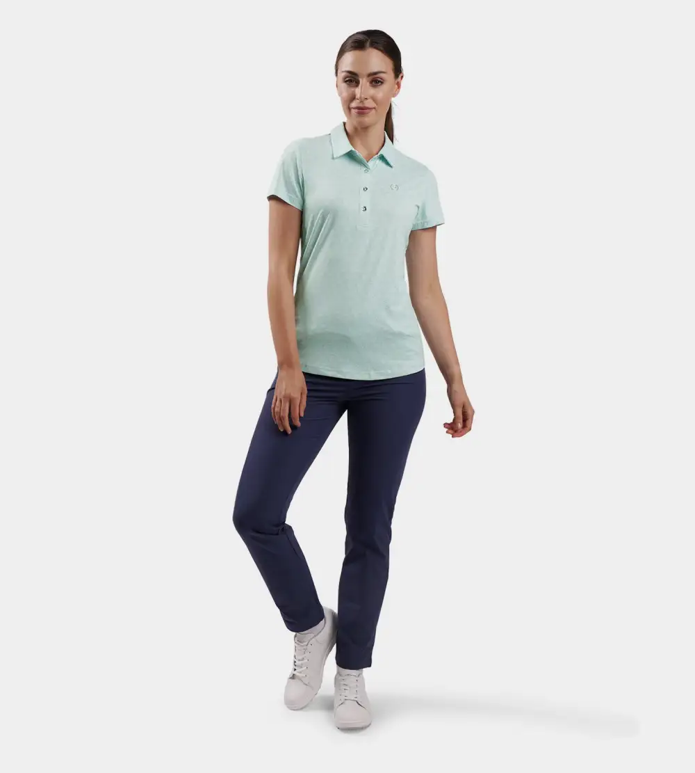 LADIES PETAL POLO - MINT - Image 5