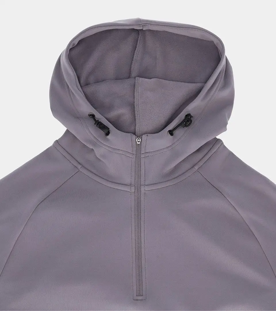 MEN'S TWO TONE HOODIE - GREY - Image 5