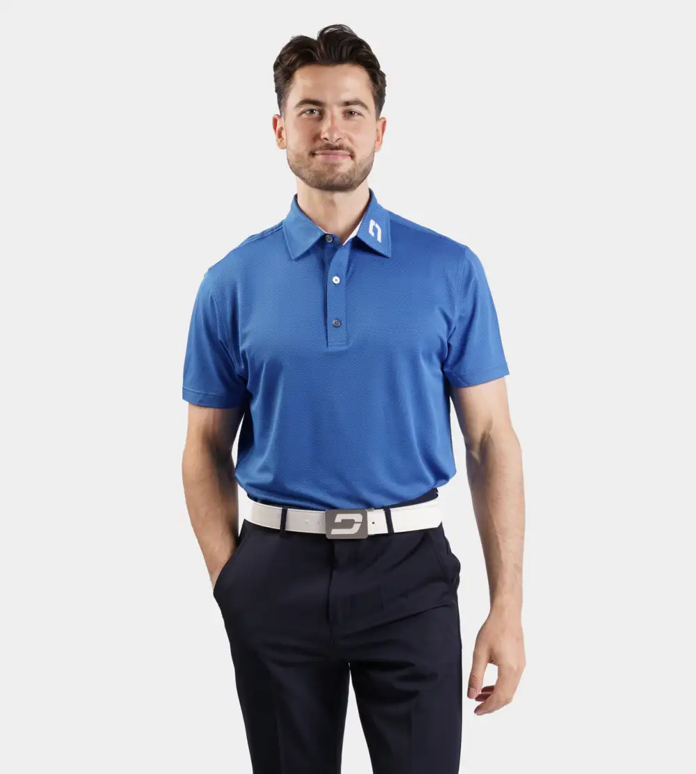 HONEYCOMB POLO - BLUE - Image 3