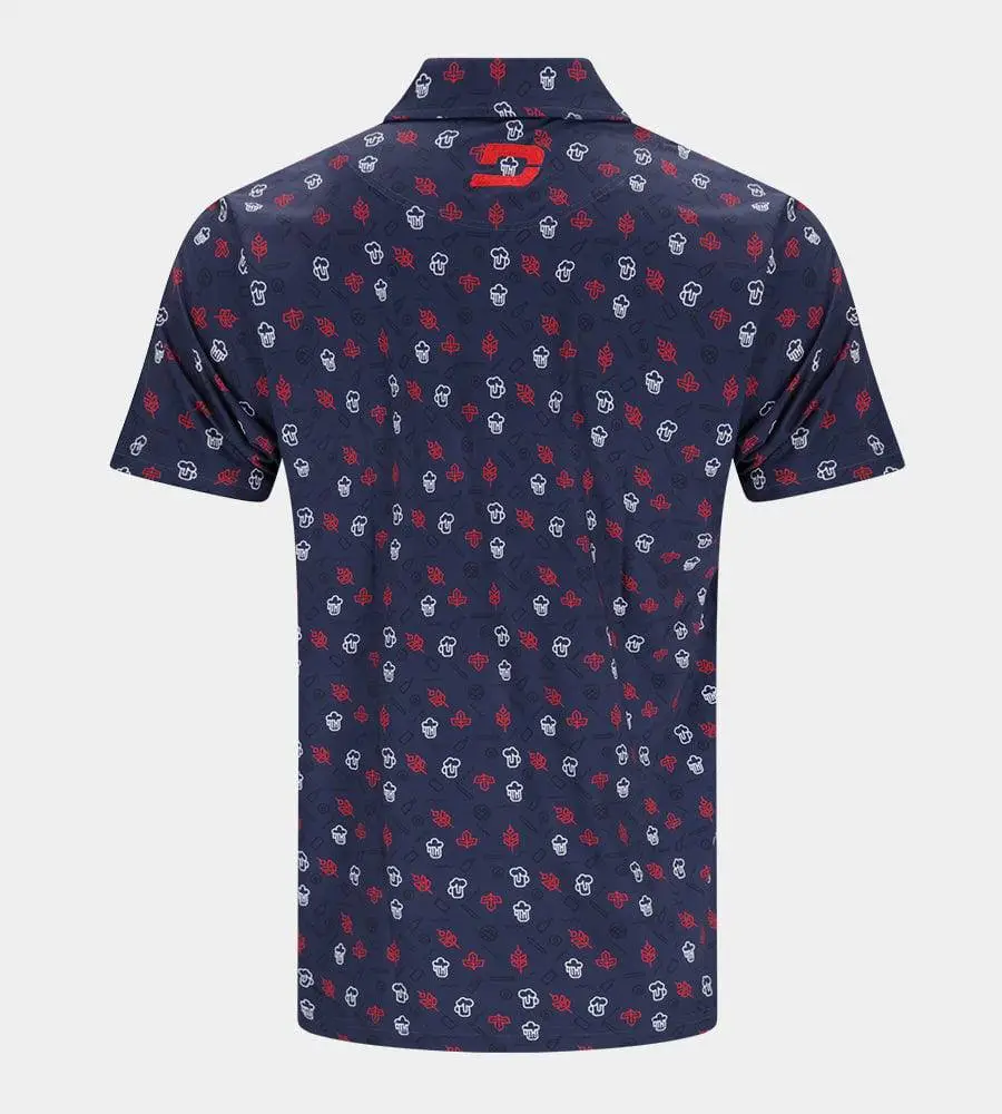 HOPS N BARLEY POLO - NAVY - Image 2
